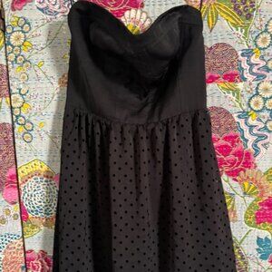 Gorgeous Rebecca Taylor strapless minidress - Sz 4, BLACK brand NEW w/out tag
